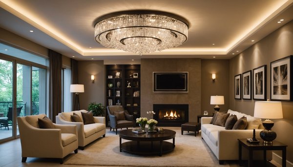 Plafonniers salon : élégance et ambiance à chaque pièce